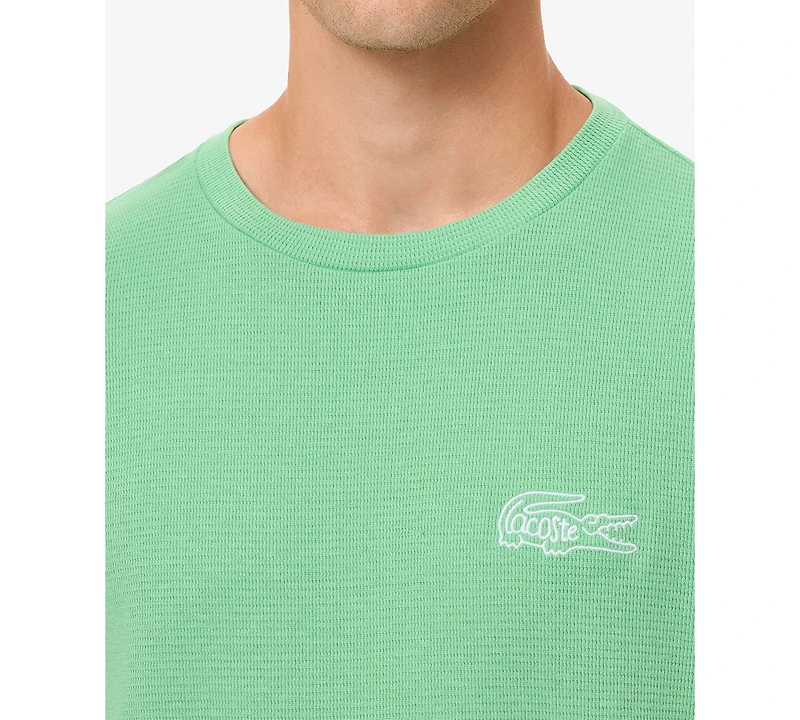 Lacoste Men's Small Croc Thermal Long Sleeve T-Shirt