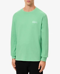 Lacoste Men's Small Croc Thermal Long Sleeve T-Shirt