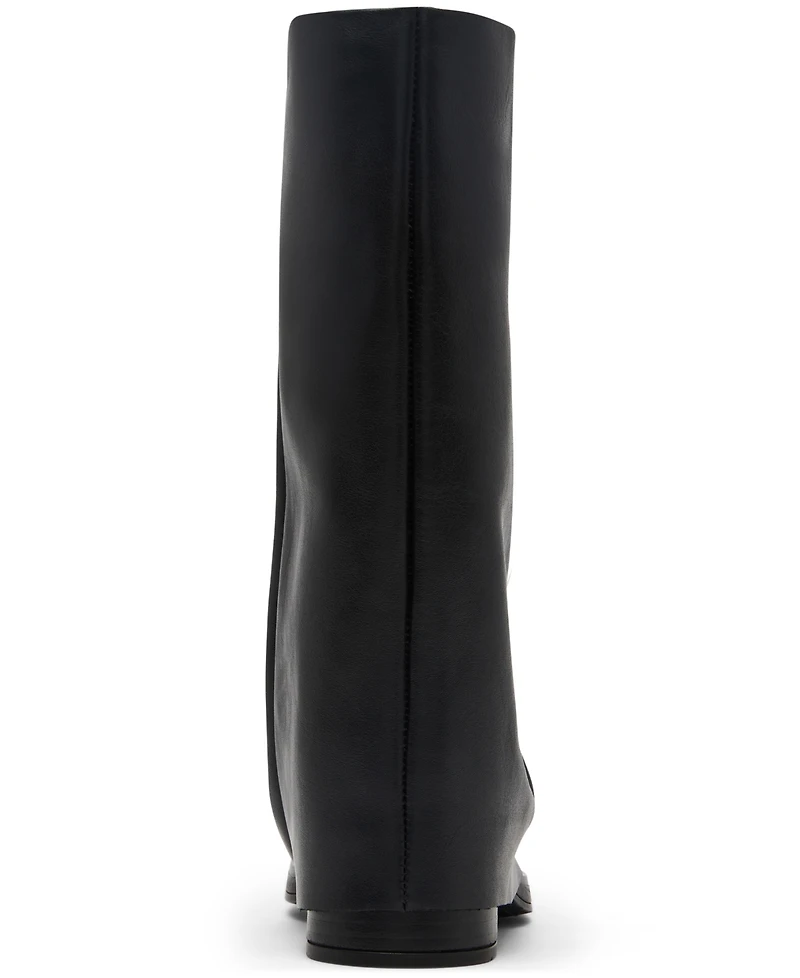 Steve Madden Benton Mid-Shaft Foldover Cuffed Moto Boots