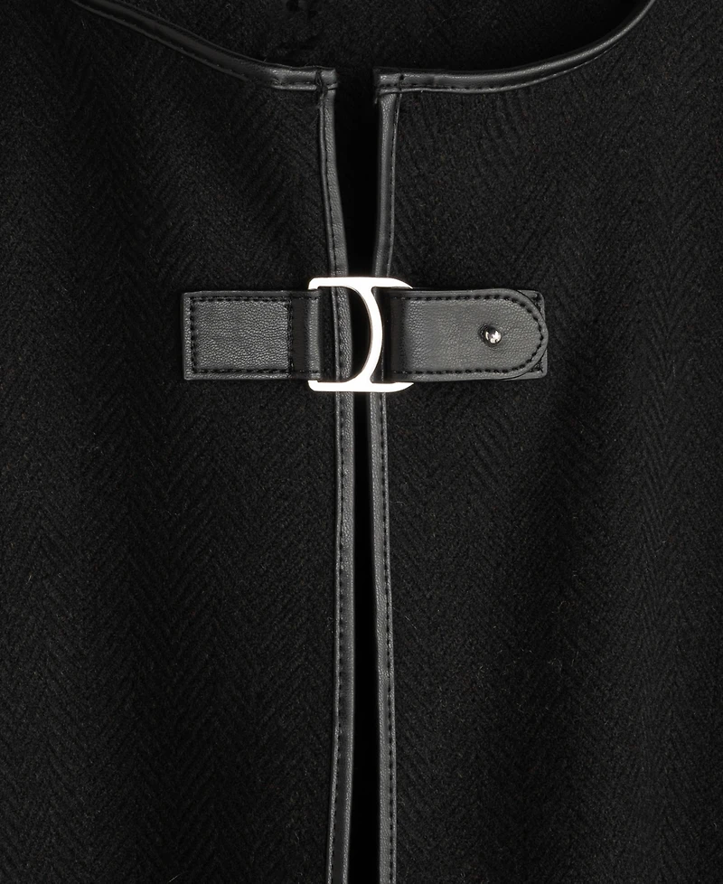 Lauren Ralph Equestrian-Buckle Ruana