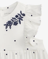 First Impressions Baby Girls Pin-Dot Skirted Sunsuit, Macy's Exclusive