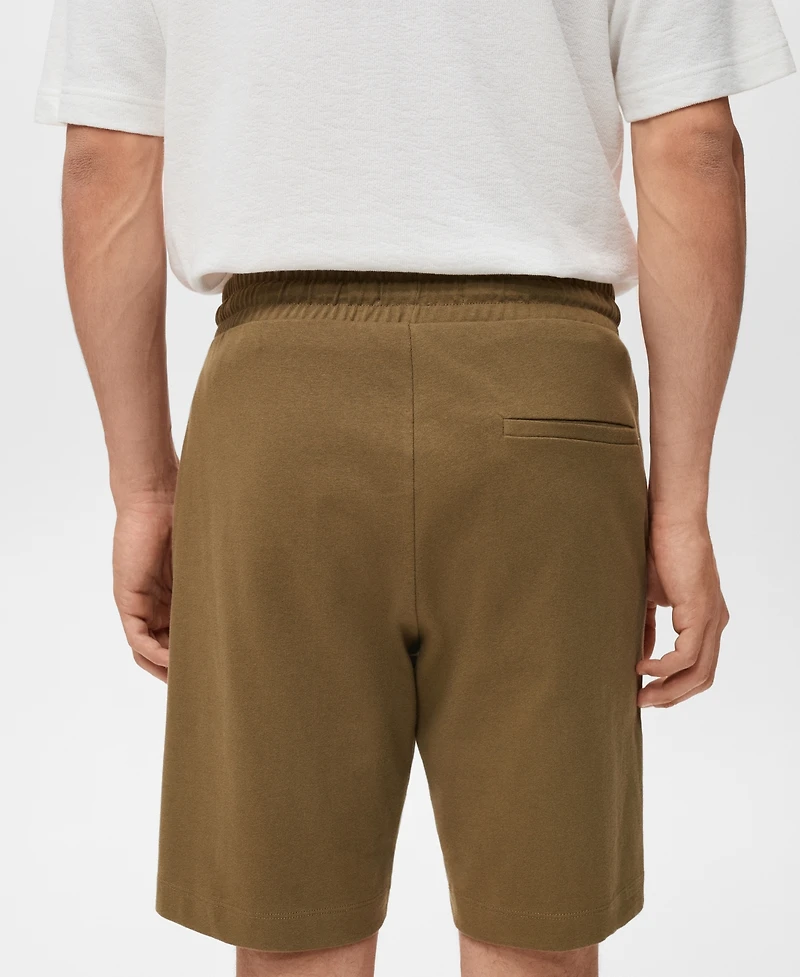 Mango Men's Cotton 8" Bermuda Shorts
