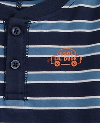 First Impressions Baby Boys Cool Lil Dude Striped Sunsuit, Macy's Exclusive