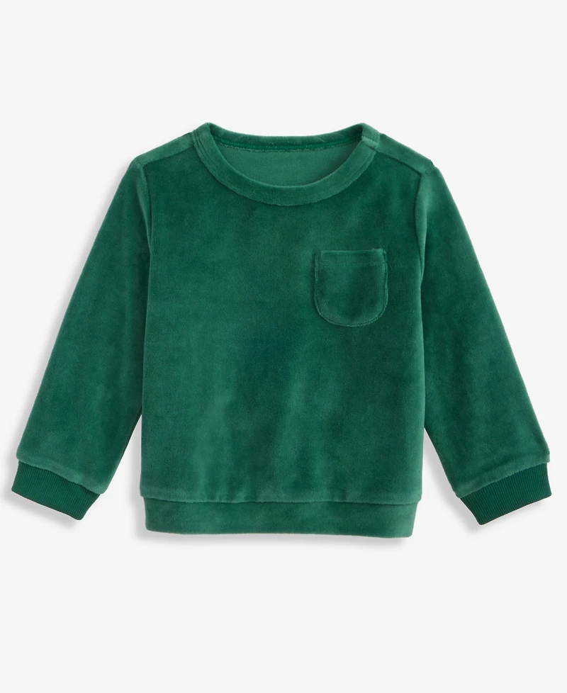 First Impressions Baby Boys Solid Velour Top, Macy's Exclusive
