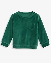 First Impressions Baby Boys Solid Velour Top, Macy's Exclusive