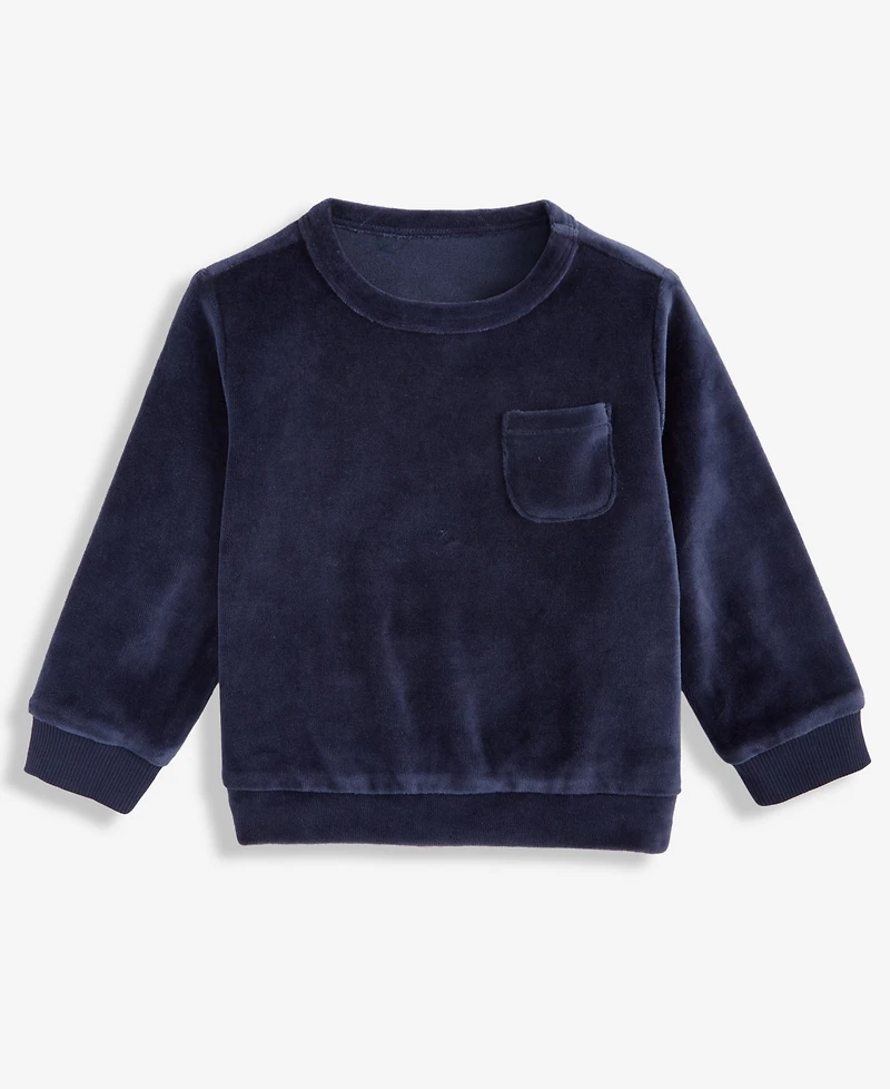 First Impressions Baby Boys Solid Velour Top, Macy's Exclusive