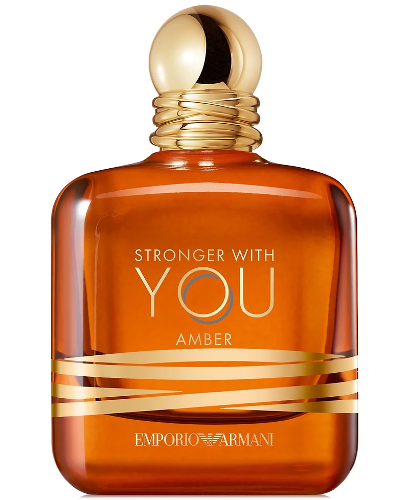 Giorgio Armani Men's Stronger With You Amber Eau de Parfum, 3.3 oz., Created For Macy's