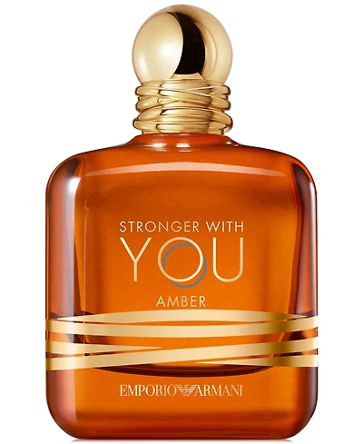 Giorgio Armani Men's Stronger With You Amber Eau de Parfum, 3.3 oz., Created For Macy's