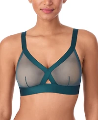Dkny Women's Sheers Unlined Mesh Bralette Bra DK4084