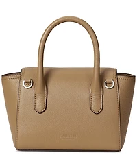 Lauren Ralph Lauren Tanner Small Pebbled Leather Satchel