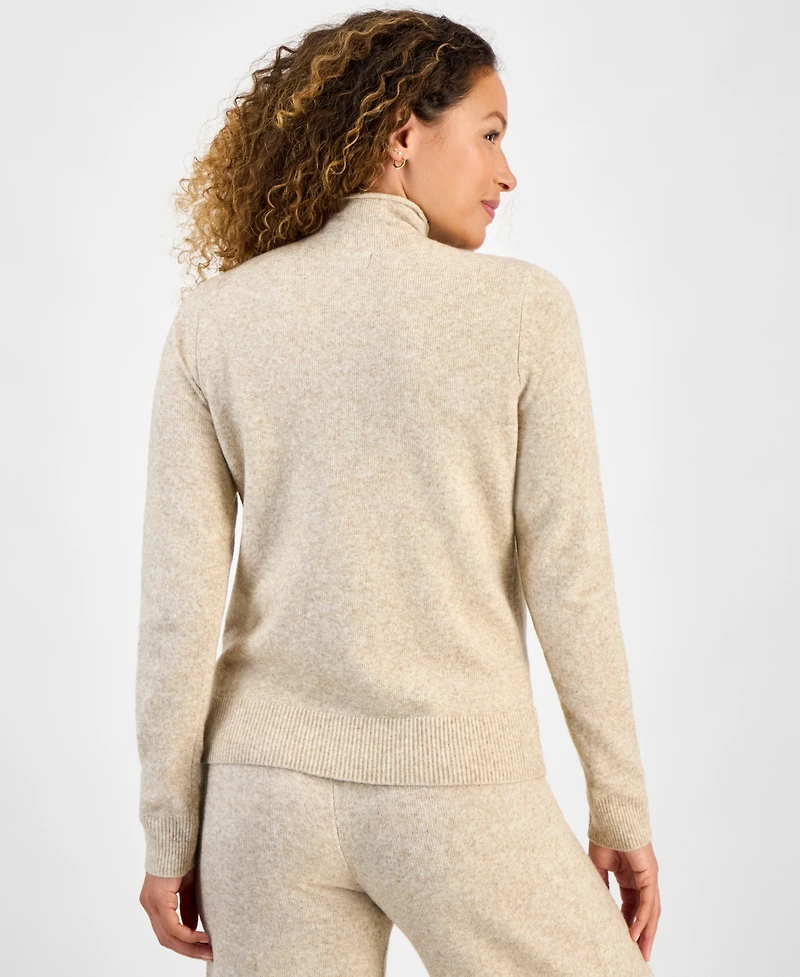 Style & Co Petite Mock Neck Sweater, Macy's Exclusive