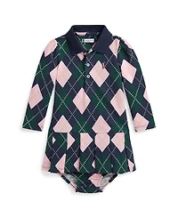 Polo Ralph Lauren Baby Girls Printed Pleated Skirt Dress