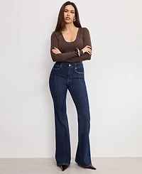 Good American Women's Flare Jeans