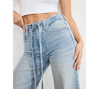 Good American Women's Palazzo Cropped Jeans