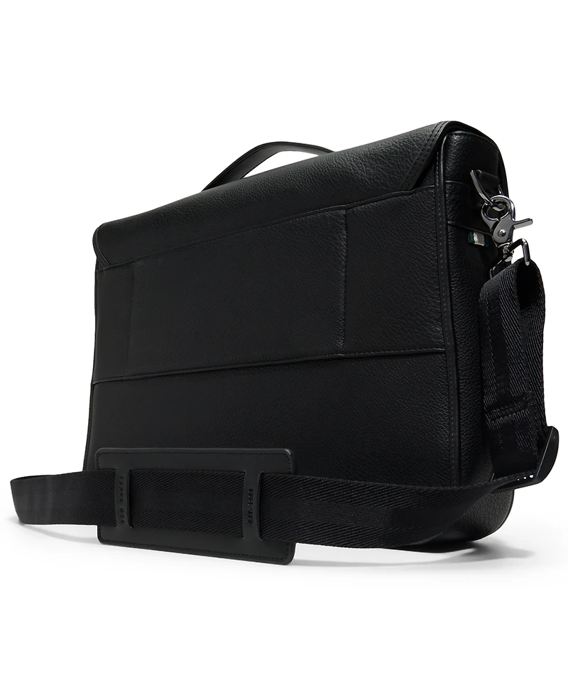 Ted Baker Irvine Pebbled Magnetic Snap Messenger Bag