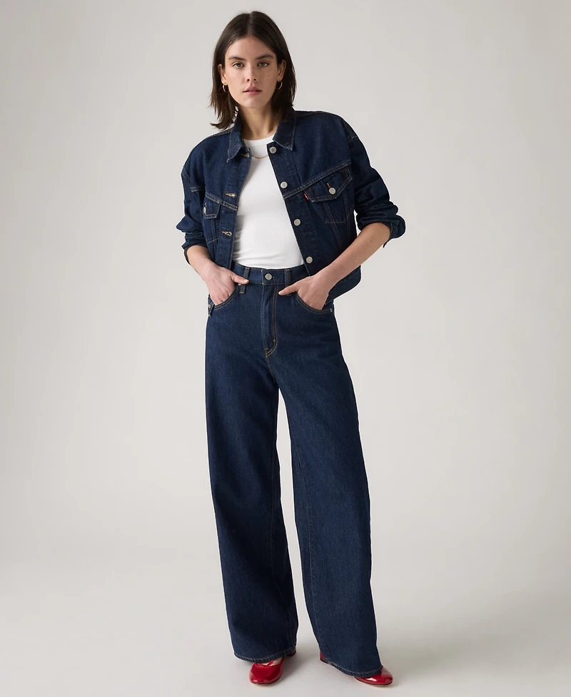 Levi's Women's Cinch-Waist Lightweight Baggy Jeans