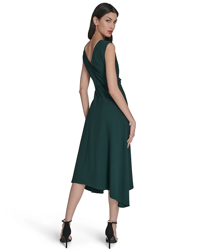 Vince Camuto Women's Signature Stretch Crepe Midi Dress