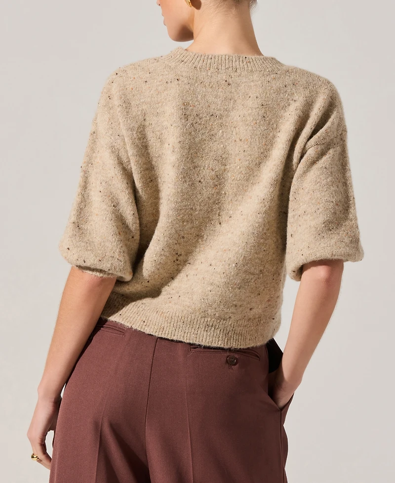 Astr the Label Women's Colette Crew Neck Sweater