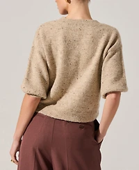 Astr the Label Women's Colette Crew Neck Sweater