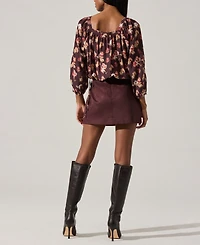 Astr the Label Women's Laudine Mid-Thigh Skirt