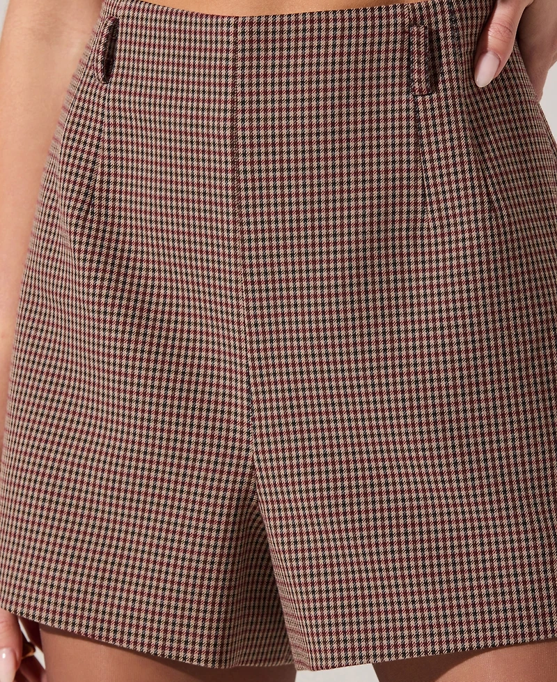 Astr the Label Women's Gisselle High-Rise Mini Shorts
