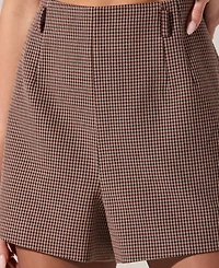 Astr the Label Women's Gisselle High-Rise Mini Shorts