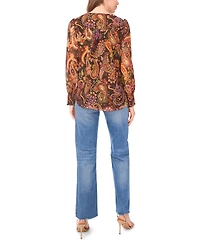 Sam & Jess Women's Button Front Smock Top