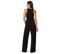 Adrianna Women's Embellished Wide-Leg Peplum Jumpsuit