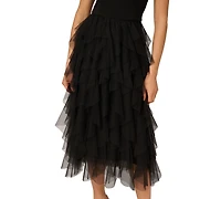 Adrianna Women's One-Shoulder Midi Dress