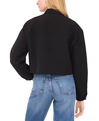 Sam & Jess Women's V-Neck Cropped Jacket