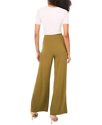 Sam & Jess Women's Ponte Wide Leg Pants