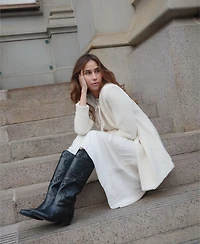Stivali New York Women's Jolene Leather Cowboy Boots