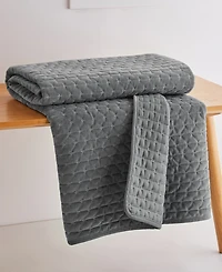 Levtex Velvet Stitch Reversible Quilted Throw, 50" x 60"