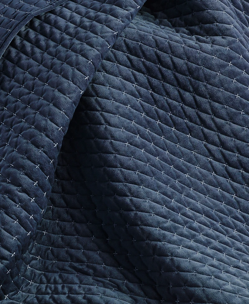 Levtex Velvet Stitch Reversible Quilted Throw, 50" x 60"