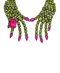 Betsey Johnson Faux Stone Witch Hands Statement Necklace