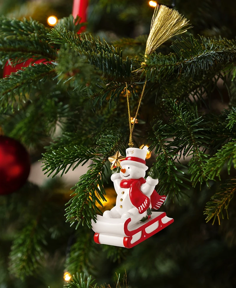 Villeroy & Boch 2025 Christmas Classics Annual Snowman Ornament