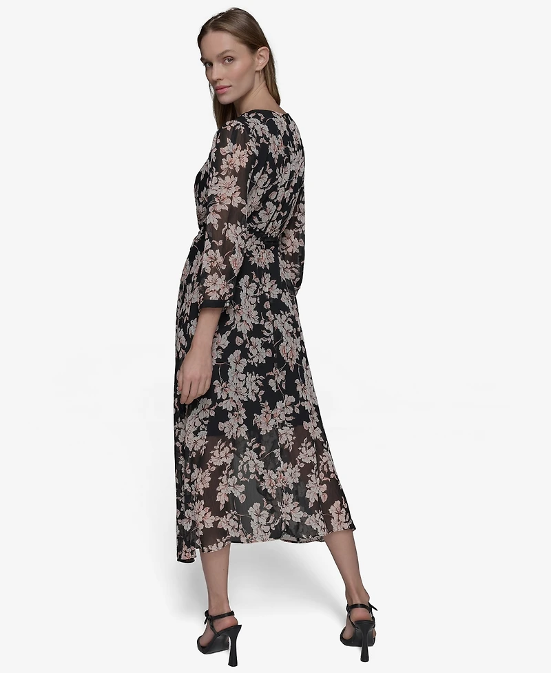 Printed Chiffon Flor