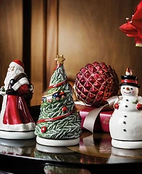 Villeroy & Boch Nostalgic Memory Turning Snowman Musical Figurine
