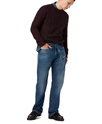 Buffalo David Bitton Men's Walder Solid Cable Knit Sweater