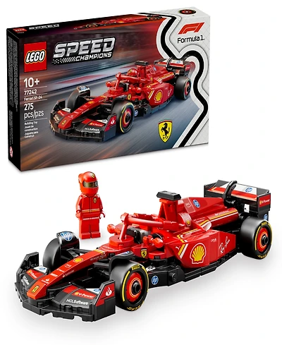 Lego Speed Champions Ferrari Sf-24 F1 Race Car Building Set and Toy Driver 77242
