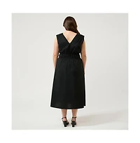 Estelle Allyssa Elasticated Midi Dress