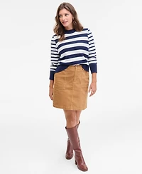 On 34th Women's Long Sleeve Crewneck Sweater, Macy's Exclusive