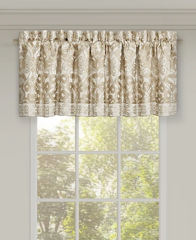J Queen New York Amaretto Window Straight Valance, 18" x 88"
