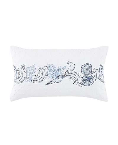 J Queen New York Bayside Boudoir Decorative Pillow, 12" x 21"