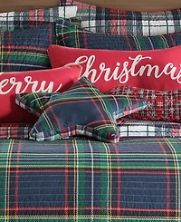 Levtex Spencer Plaid Star Shaped Decorative Pillow