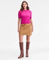 On 34th Women's Saddle Short Sleeve Sweater, Macy's Exclusive