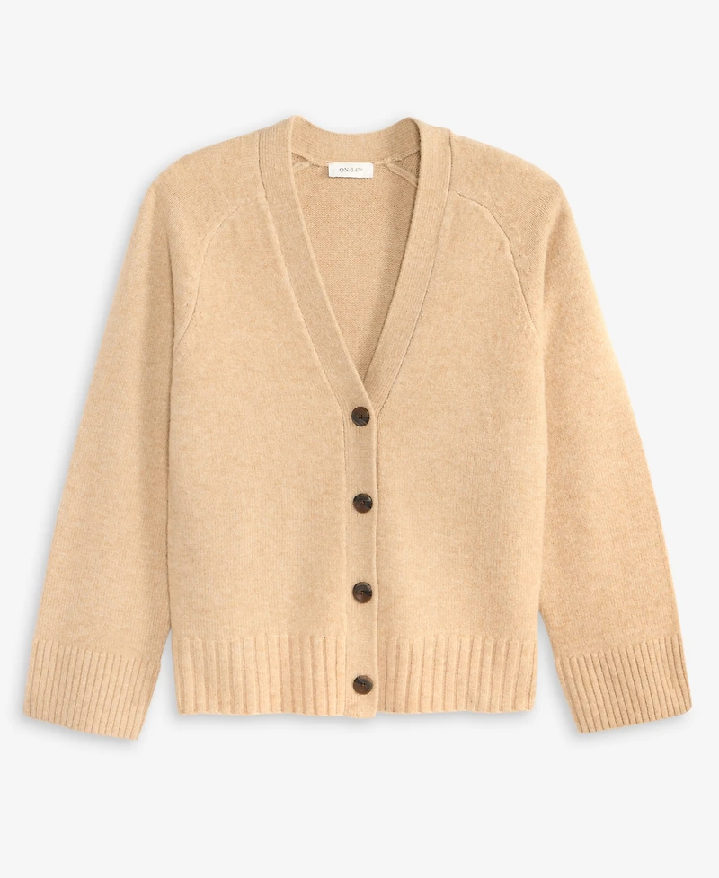 On 34th Women's V-Neck Cardigan, Macy's Exclusive