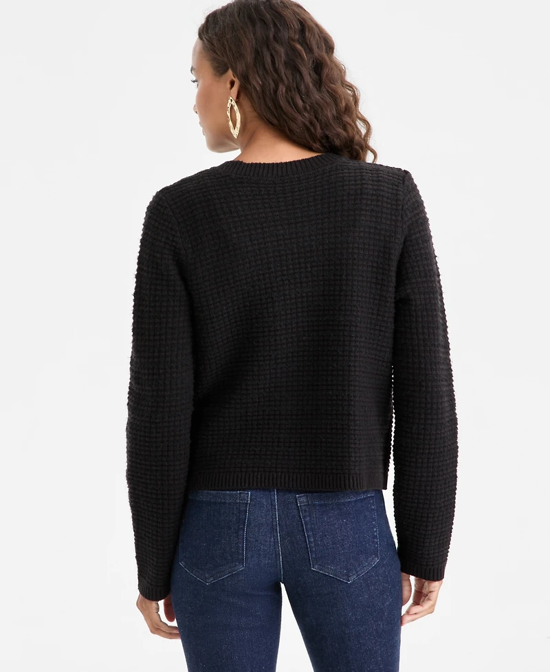 I.n.c. International Concepts Petite Textured Cardigan, Macy's Exclusive
