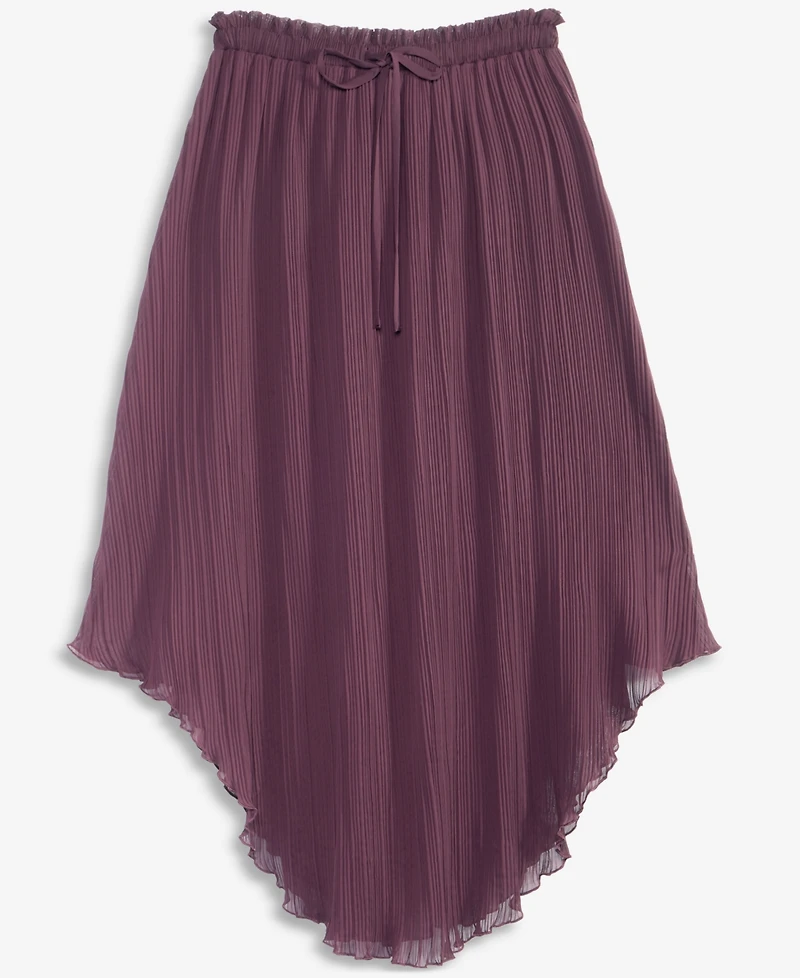 On 34th Women's Curved-Hem Pleated Skirt, Macy's Exclusive