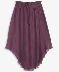 On 34th Women's Curved-Hem Pleated Skirt, Macy's Exclusive